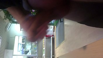 Preview 4 of Insite Camera - dick wanking in internet cafe.MP4