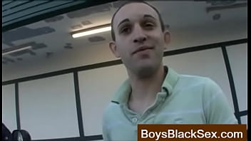 Preview 2 of Siksevideo - Blacks On Boys - White Gay Boys Fucked By Black Dudes-22