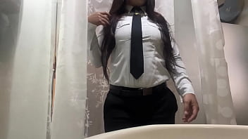 Preview 1 of Hendi Sexxx - Mujer piloto masturbandose antes de ir a trabajar