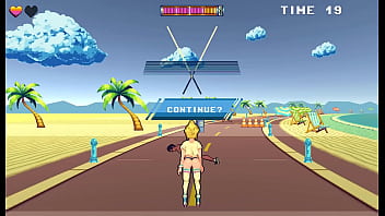 Preview 4 of Deutsche Saeue - Roller babe [ HENTAI Game PornPlay ] Ep.1 PUBLIC CREAMPIE and 69 at the beach