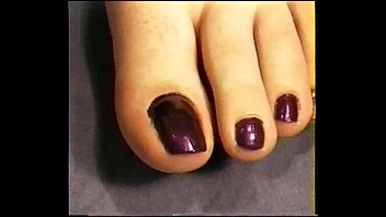 Preview 1 of Cbusting - Cailleach Purple Nail Footjob