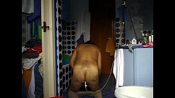 Preview 4 of Sani Lyon India - DSCN3376.AVI enema in my blue bathroom (3th part)and ass masturbation