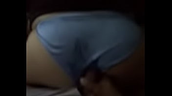 Preview 3 of Tai Ve May - Cum on her blue satin panties