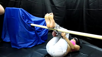 Preview 2 of Store Quickie - Bastinado tied feet
