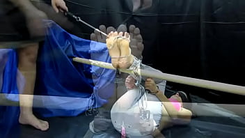 Preview 3 of Store Quickie - Bastinado tied feet