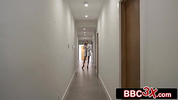 Preview 1 of Exercise In Jim Sex - Sexy Blonde Doctor Double-Teamed In The Ass By Her Hung Black Patients
