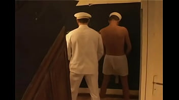 Preview 1 of Kimmy Janger - Voyeur: The sailors fuck in toilet