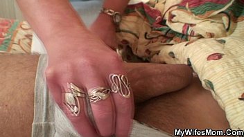 Preview 2 of Son Change Cloth Mother - Cock hungry granny fucks her son in law