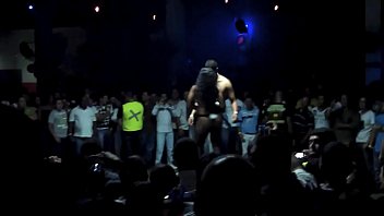 Preview 1 of Muslim Ki Video - Sexy Chica Strips Naked at Colombian Salsa Club (Camera Phone Video)