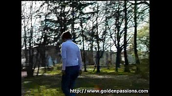 Preview 3 of Blondefreya - Girl pissing in a public park