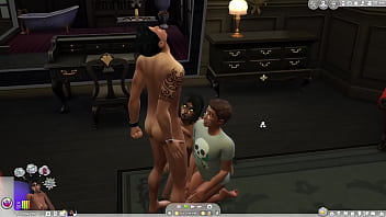 Preview 4 of Xxxgana Com - adventures of futa &amp_ drinking sperm sims 4