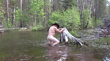 Preview 3 of Palstor - Naked bathing in the river.