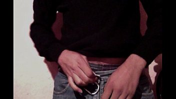 Preview 1 of Pink Bra Public Agent - Hot boy masturbating for her boyfriend by webcam