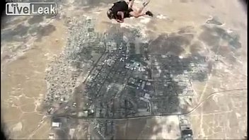 Preview 3 of Anissa Kate And August Ames - Skydiving Sex Stunt (un-censored version!)