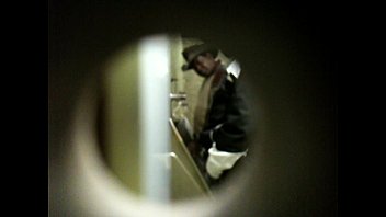 Preview 3 of Muscle Man Masturbation - bathroom spy 001