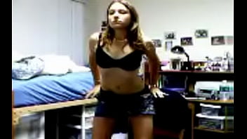Preview 2 of Father In Law With Daughter - babe college dorm webcam strip(2)