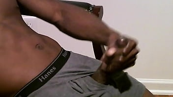 Preview 3 of Midnite Force Sex - Black Jacking Off solo play