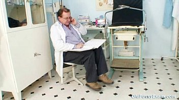 Preview 1 of Baby All Over My Size Feet - Unpretty mature wife at pervy gyno doctor