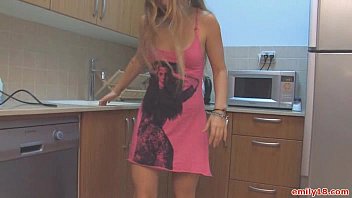 Preview 2 of Game Card Party - Teen in sneakers in kitchen