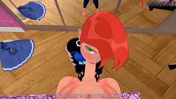 Preview 4 of Aurita Play 2 Biy - Gwen Tennyson (grown) Having sex | 1 | Ben 10 | Full vid and Full POV on Sheer or PTRN: Fantasyking3