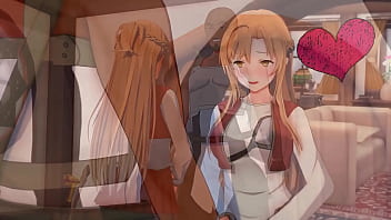 Preview 1 of Porn Tit Milk - A Kirito le gusta que le pongan los cuernos