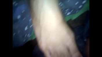 Preview 2 of Jirking Off In Bed - real footjob virgin