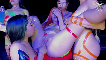 Preview 4 of Bangla Beshi - lesbians have a latina party - massive pussy licking
