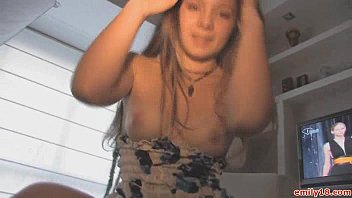 Preview 3 of Tommy Gun And Corinna Blake - Teen in sheer white panties