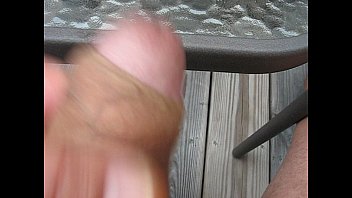 Preview 4 of Lika Star Anal - 65 year old male masturbates and cums outside