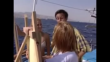 Preview 2 of Child Baby Fuked Anty - Artists Alexa Schiffer and Blond Panni End up Fucking Their Male Model