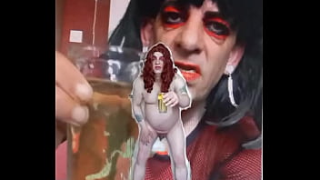 Preview 2 of Girlfriend Tonight Beeg - bisexual sissy male naked and exposed while taking a pee then swallowing it part 1