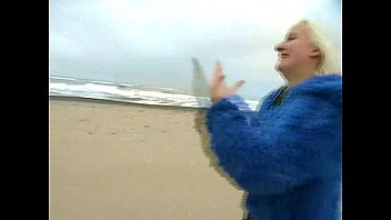 Preview 1 of Aspen Anal Creampie - Crazy blonde teen babes freezing cold public skinny dipping