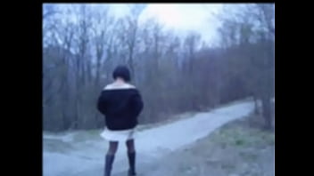 Preview 3 of Mature Fuck Sona - sandra transgender outdoor