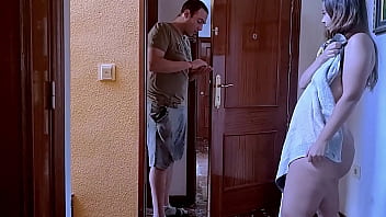 Preview 1 of Mpother Son - Ana Duro is one of the hottest amateurs on Xvideos,  Vergosodotado is the pizza delivery man who will have his dick sucked and then fuck her in her husband&#039_s bed who is not home at the moment