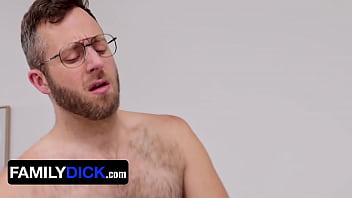 Preview 4 of 3gpx Videos Download - Bear Step-daddy Makes Twink Stepson Spread His Legs And Penetrates His Asshole To Teach Him A Lesson