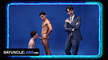 Preview 3 of College Gay Hazing - Concept: Porn Game Show by SayUncle Labs Featuring Dakota Lovell,  Amone Bane &amp_ Jonah Wheeler