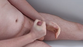 Preview 2 of Self Torture Twins - Quick wank and finger in the bath