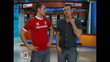 Preview 2 of Tv Show Handjob - Naked Male News