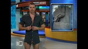 Preview 3 of Tv Show Handjob - Naked Male News