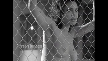 Preview 2 of Big Booty Sax Ass - Angelina Jolie and Elizabeth Mitchell - Gia (fence scene)