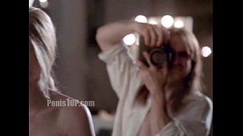 Preview 3 of Big Booty Sax Ass - Angelina Jolie and Elizabeth Mitchell - Gia (fence scene)