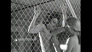 Preview 4 of Big Booty Sax Ass - Angelina Jolie and Elizabeth Mitchell - Gia (fence scene)