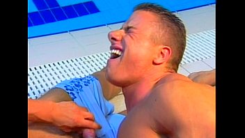 Preview 2 of Grub Brazzer - Pacific Sun - Swim Team 02 - scene 1 - extract 2