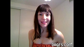 Preview 1 of Sex Video Of Mia Kalifa - Fantastic babe in fishnet fingers her pussy