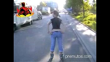 Preview 1 of Mom And Son Forced Squirt - German Skater Girl