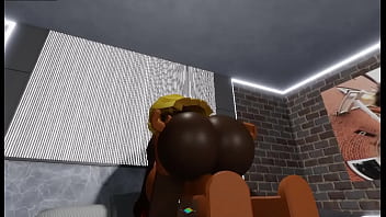 Preview 2 of Armpits Hairy Aunty - an ebony girl rode me good &lt_3 (roblox futa)