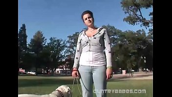 Preview 1 of Isis Valverde Sex - Machine Fucking on a Park Pussy Pickup