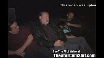Preview 2 of Xxx Heryanvi Teen - Sierra Having Group Sex In a Porno Theater For Dirty D