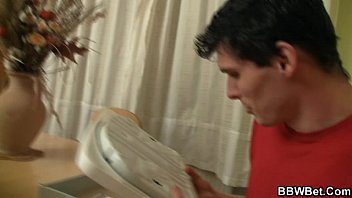 Preview 1 of Sex Full Muvis - Bigcocked guy is banging her fat snatch from behind