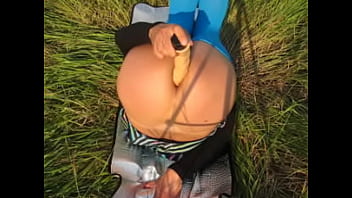 Preview 1 of Mlika Sravt - tranyeueu self anal outdoor